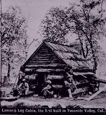 [Photo of a log cabin in the real Old West]